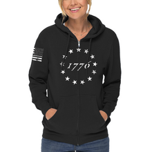 Load image into Gallery viewer, Women's 1776 - Zip-Up Hoodie