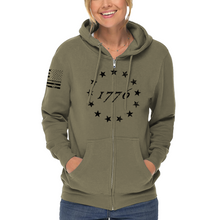 Load image into Gallery viewer, Women's 1776 - Zip-Up Hoodie