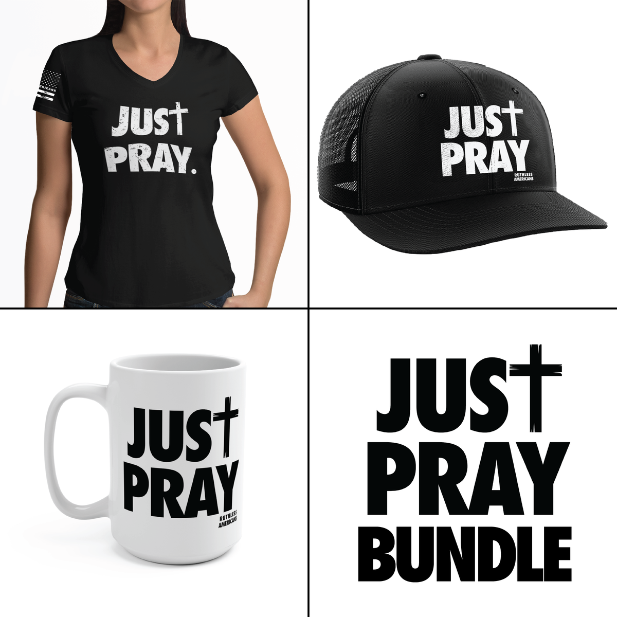 Just Pray Women T shirt