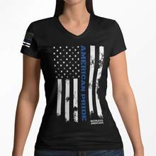 Load image into Gallery viewer, Women's Thin Blue Line - V-Neck