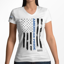 Load image into Gallery viewer, Women's Thin Blue Line - V-Neck