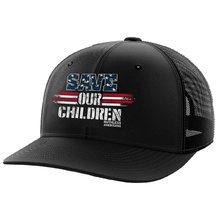 Load image into Gallery viewer, Save OUR Children Red White & Blue - Ballcap
