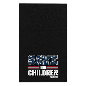 Save OUR Children - Workout Towel - Black
