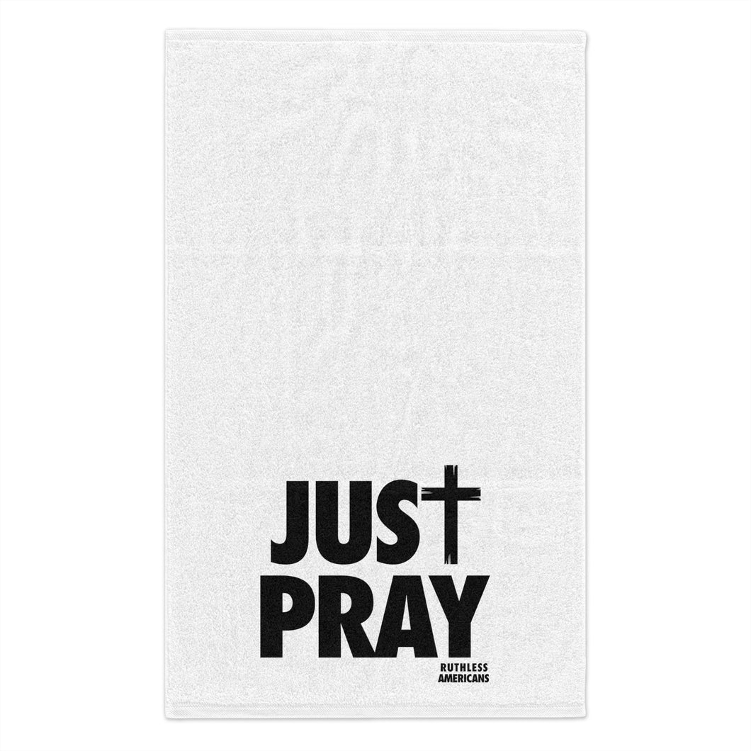 Just Pray - Workout Towel - White