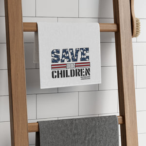 Save OUR Children - Workout Towel - White