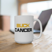 Load image into Gallery viewer, Ruthless Warrior/Buck Cancer Gold Ribbon - Coffee Mug
