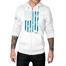 Load image into Gallery viewer, American Pride Tactical Colored - Zip-Up Hoodie

