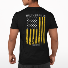 Load image into Gallery viewer, Buck Cancer Flag Gold - S/S Tee
