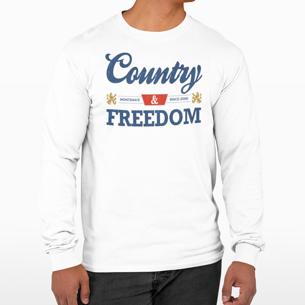 Country & Freedom (Coors Banquet) - L/S Tee