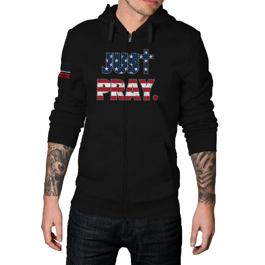 Just Pray USA - Zip-Up Hoodie