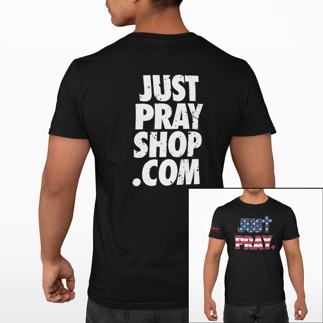 Just Pray USA w/ JPS Website Back - S/S Tee