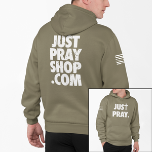 Just Pray w/ JPS Website Back - Pullover Hoodie