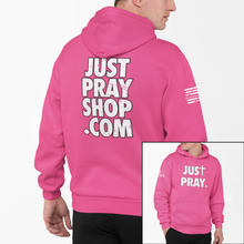 Load image into Gallery viewer, Just Pray w/ JPS Website Back - Pullover Hoodie
