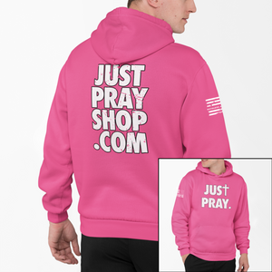 Just Pray w/ JPS Website Back - Pullover Hoodie