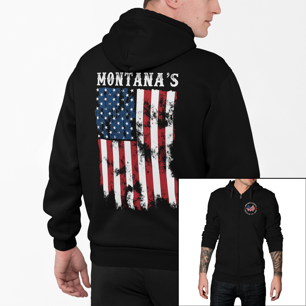 Montana's American Pride - Zip-Up Hoodie