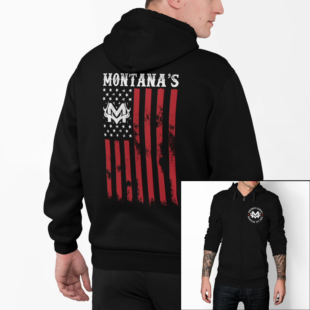 Montana's Valor - Zip-Up Hoodie