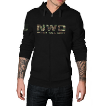 Load image into Gallery viewer, Never Will Obey - Camo - Zip-Up Hoodie
