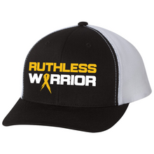 Load image into Gallery viewer, Ruthless Warrior Gold Ribbon - Ballcap
