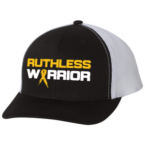Ruthless Warrior Gold Ribbon - Ballcap