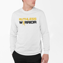 Load image into Gallery viewer, Ruthless Warrior Gold Ribbon - L/S Tee
