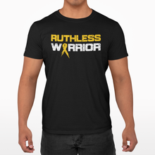 Load image into Gallery viewer, Ruthless Warrior Gold Ribbon - S/S Tee
