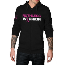 Load image into Gallery viewer, Ruthless Warrior - Zip-Up Hoodie
