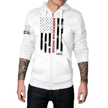 Load image into Gallery viewer, Thin Red Line - Zip-Up Hoodie
