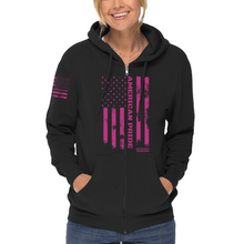 Load image into Gallery viewer, Women&#39;s American Pride Tactical Colored - Zip-Up Hoodie
