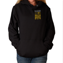 Load image into Gallery viewer, Women&#39;s Buck Cancer Flag Gold - Pullover Hoodie
