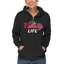 Load image into Gallery viewer, Women&#39;s Country Life (Coors Light) - Zip-Up Hoodie

