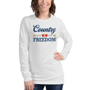 Women's Country & Freedom (Coors Banquet) - L/S Tee