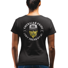 Load image into Gallery viewer, Women&#39;s Don&#39;t Tread On Me American Pride - S/S Tee
