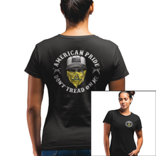 Load image into Gallery viewer, Women&#39;s Don&#39;t Tread On Me American Pride - S/S Tee
