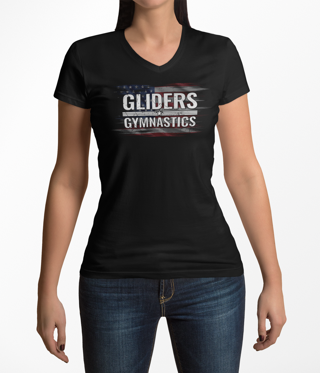 Gliders Flag - V-Neck