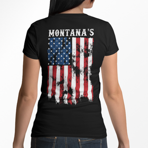 Women's Montana's American Pride - V-Neck