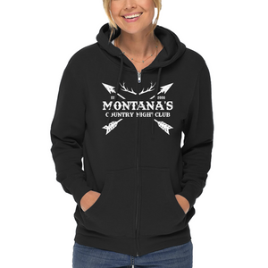 Women's Montana's Arrows - Zip-Up Hoodie