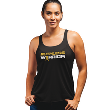 Load image into Gallery viewer, Women&#39;s Ruthless Warrior Gold Ribbon - Tank Top
