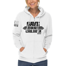 Load image into Gallery viewer, Women&#39;s Save OUR Children - Zip-Up Hoodie
