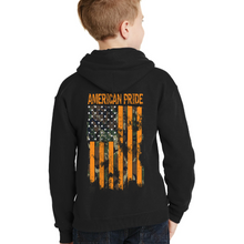 Load image into Gallery viewer, Youth American Pride Camouflage - Zip-Up Hoodie
