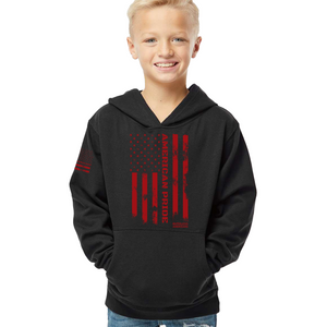 Youth American Pride Tactical Colored Flag - Pullover Hoodie