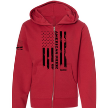 Load image into Gallery viewer, Youth American Pride Tactical - Zip-Up Hoodie
