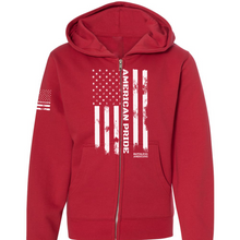 Load image into Gallery viewer, Youth American Pride Tactical - Zip-Up Hoodie
