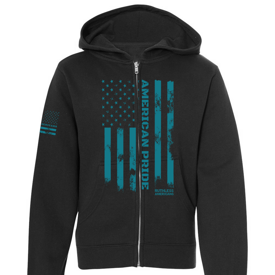 Youth American Pride Tactical Colored - Zip-Up Hoodie