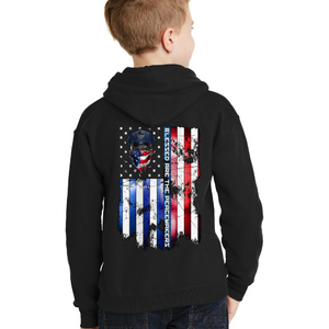 Youth Blessed Are The Peacemakers - P.D. - Zip-Up Hoodie