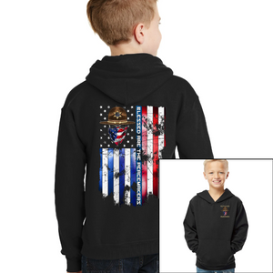 Youth Blessed Are The Peacemakers - Sheriff - Pullover Hoodie