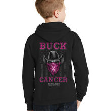 Load image into Gallery viewer, Youth Buck Cancer Bandit - Cowboy - Pullover Hoodie
