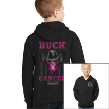 Load image into Gallery viewer, Youth Buck Cancer Bandit - Cowboy - Pullover Hoodie
