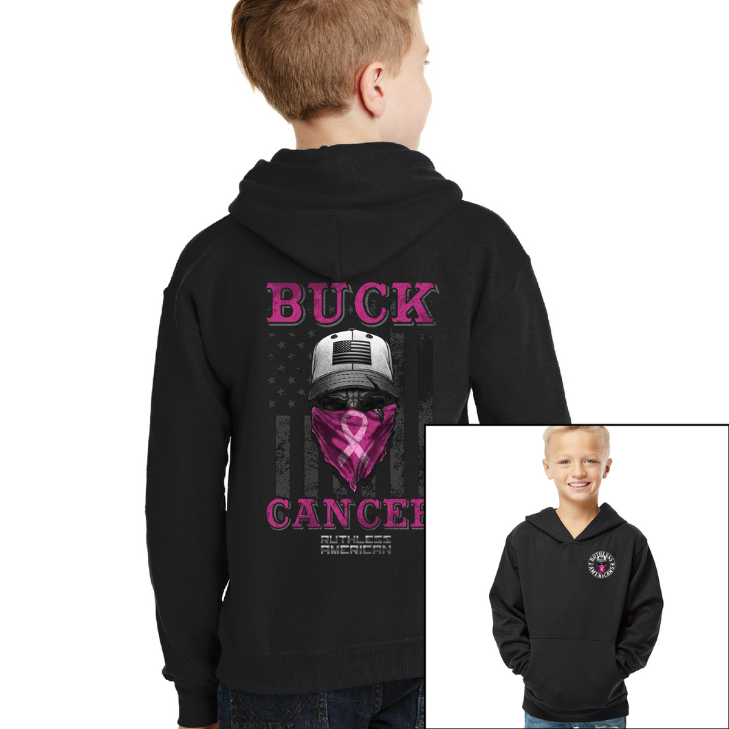Youth Buck Cancer Bandit - Pullover Hoodie