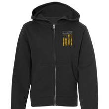Load image into Gallery viewer, Youth Buck Cancer Flag Gold - Zip-Up Hoodie
