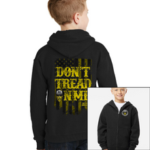 Load image into Gallery viewer, Youth Don&#39;t Tread On Me - Zip-Up Hoodie
